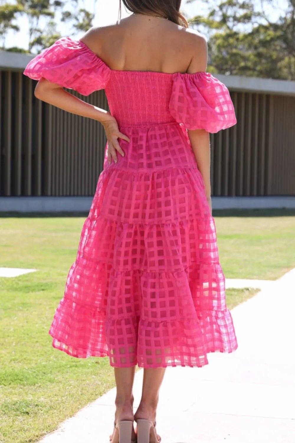 Lifestyle image of product styled for a chic daytime look