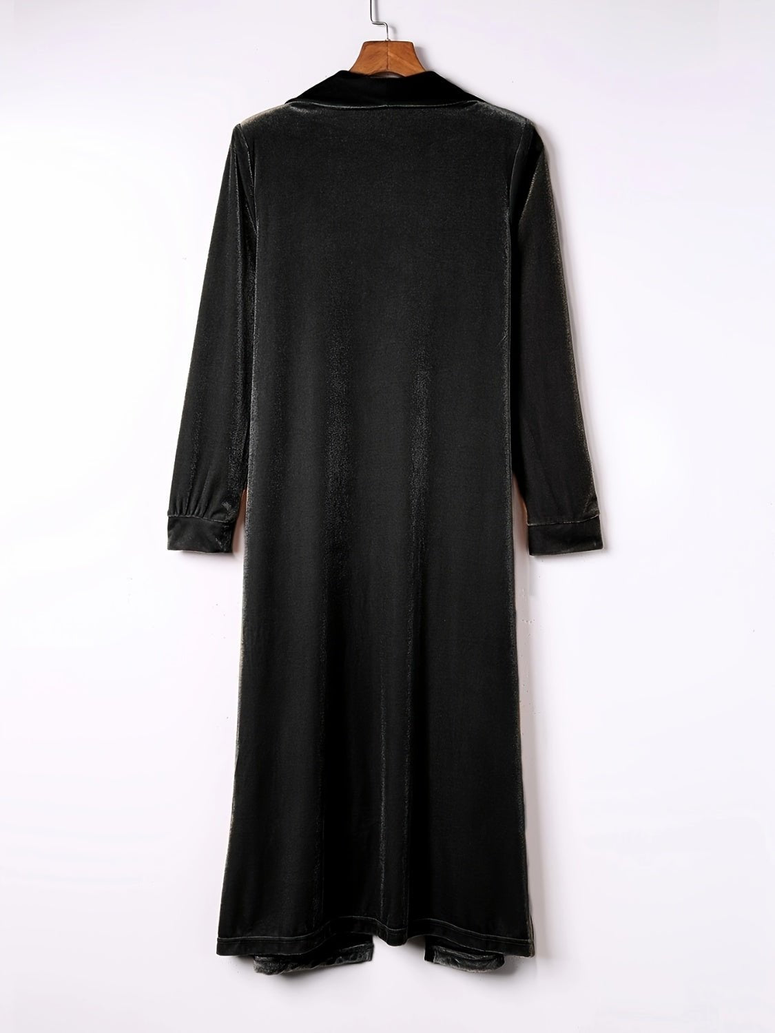 Open Front Long Sleeve Coat - Rochelle's House LLC