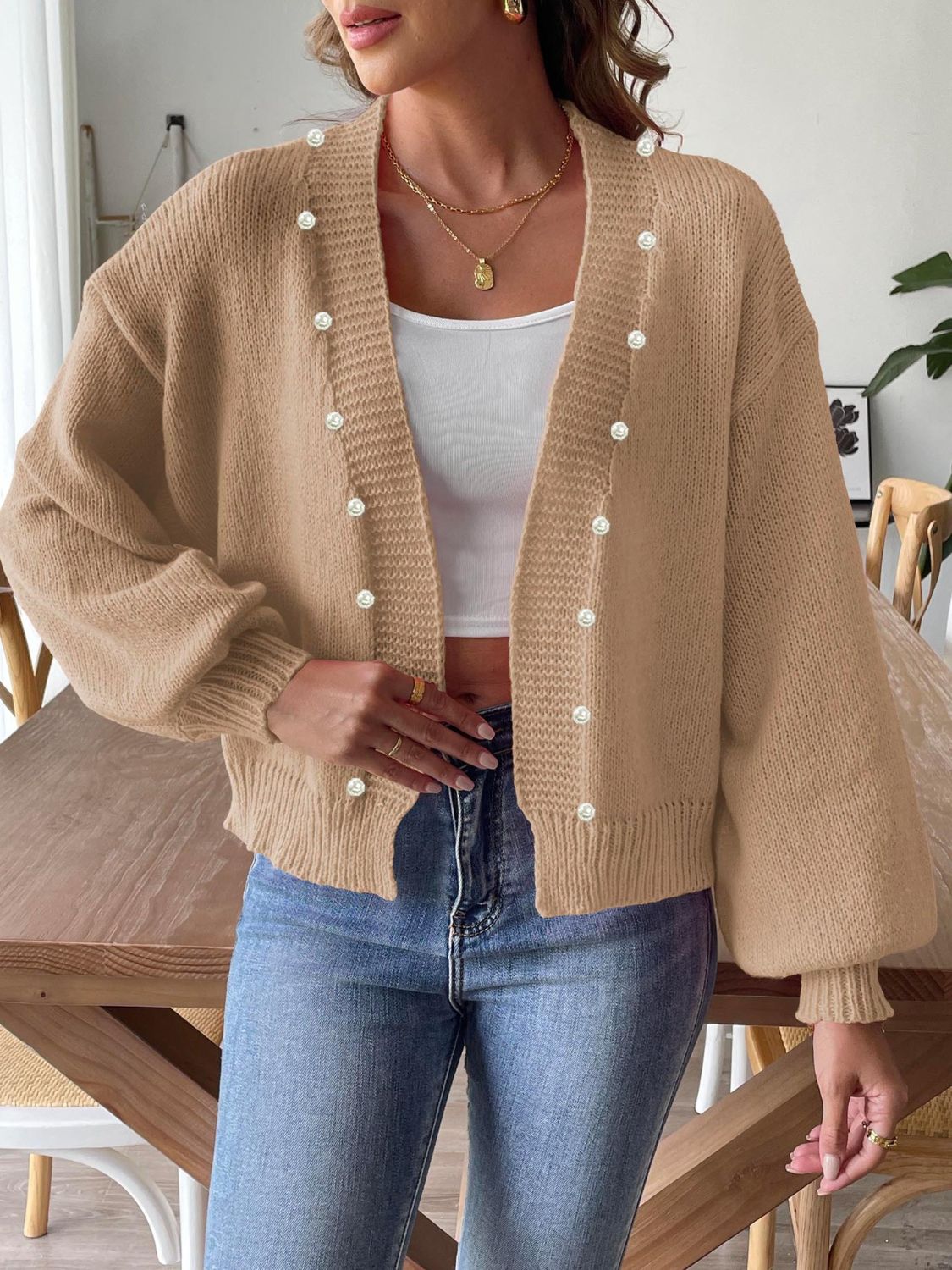 Lifestyle image of product styled for a chic daytime look