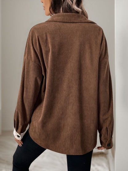 Back view of product with easy, flowy drape