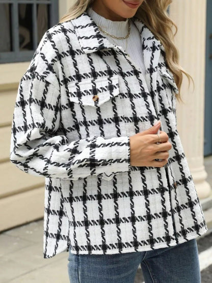 Side view of product highlighting flattering shape and movement