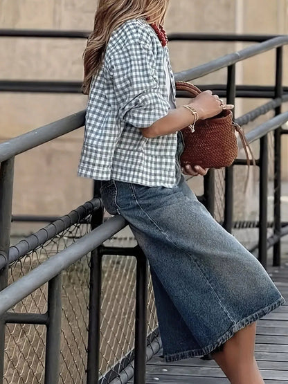 Lifestyle image of product styled for a chic daytime look