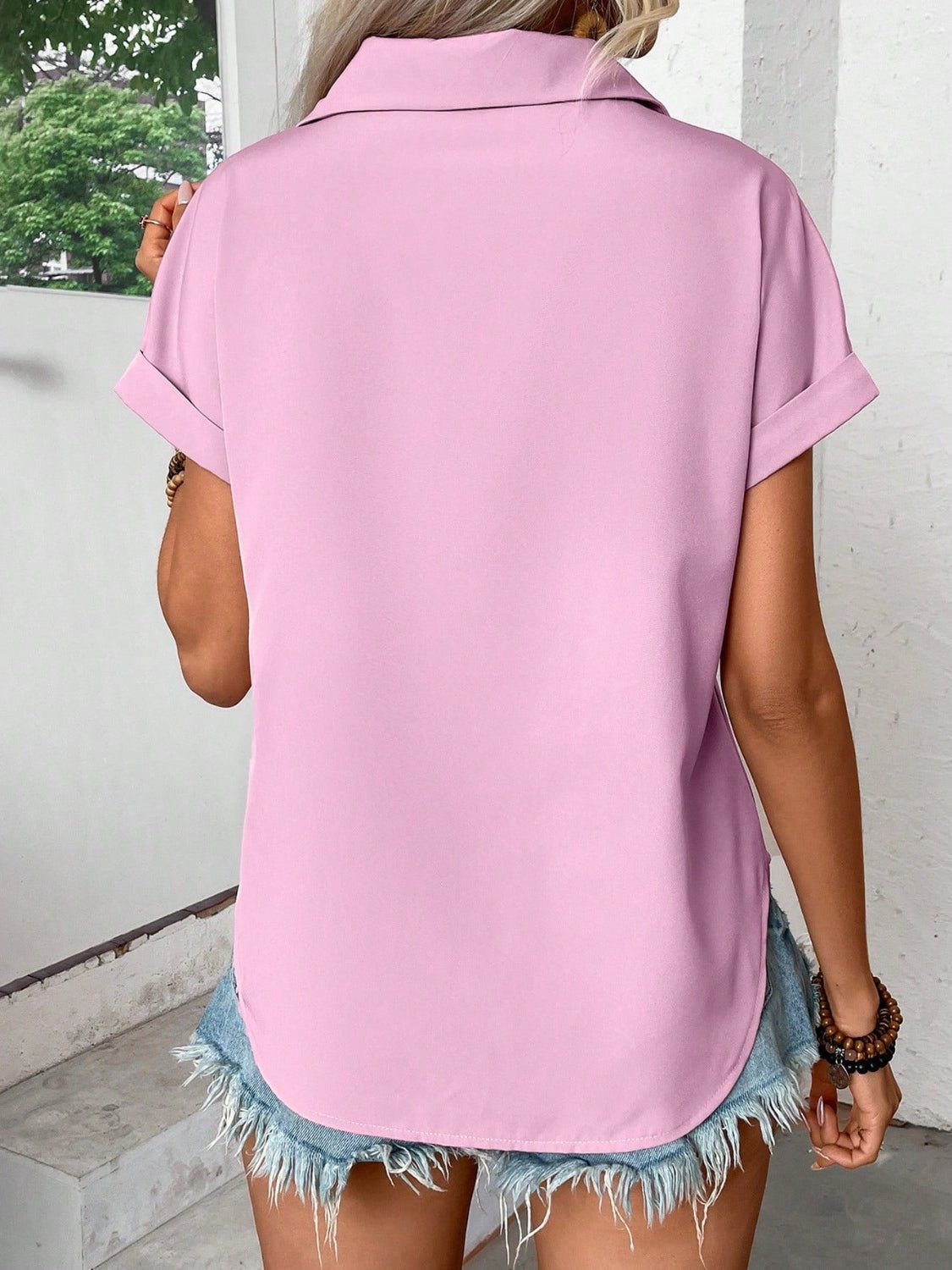 Lifestyle image of product styled for a chic daytime look