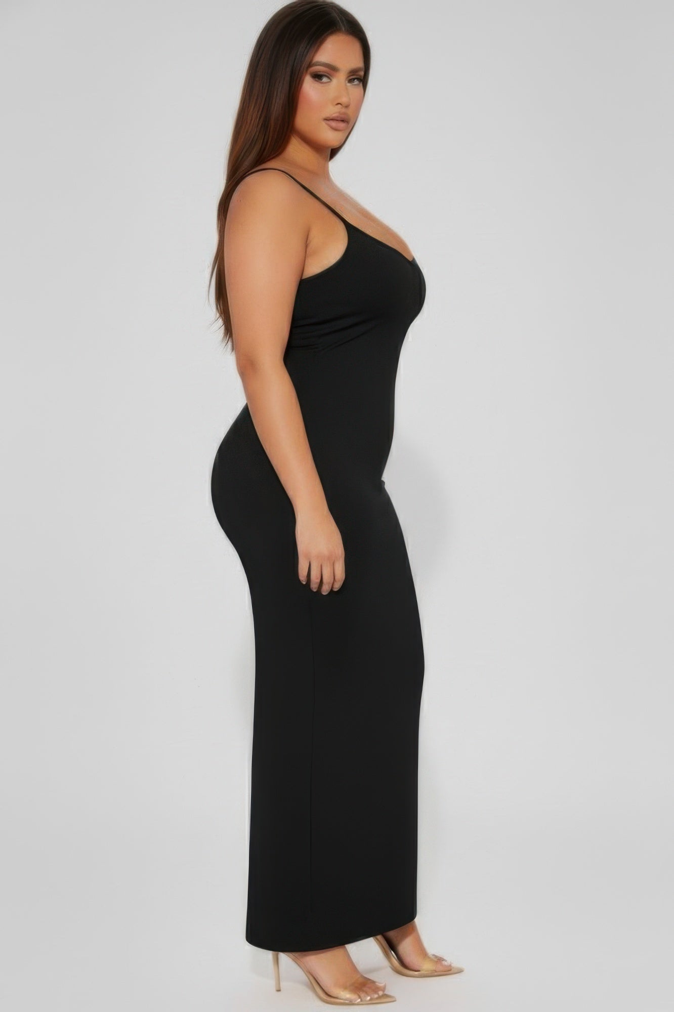 Plus Ribbed Mermaaid Hem Cami Dress - Rochelle's House LLC