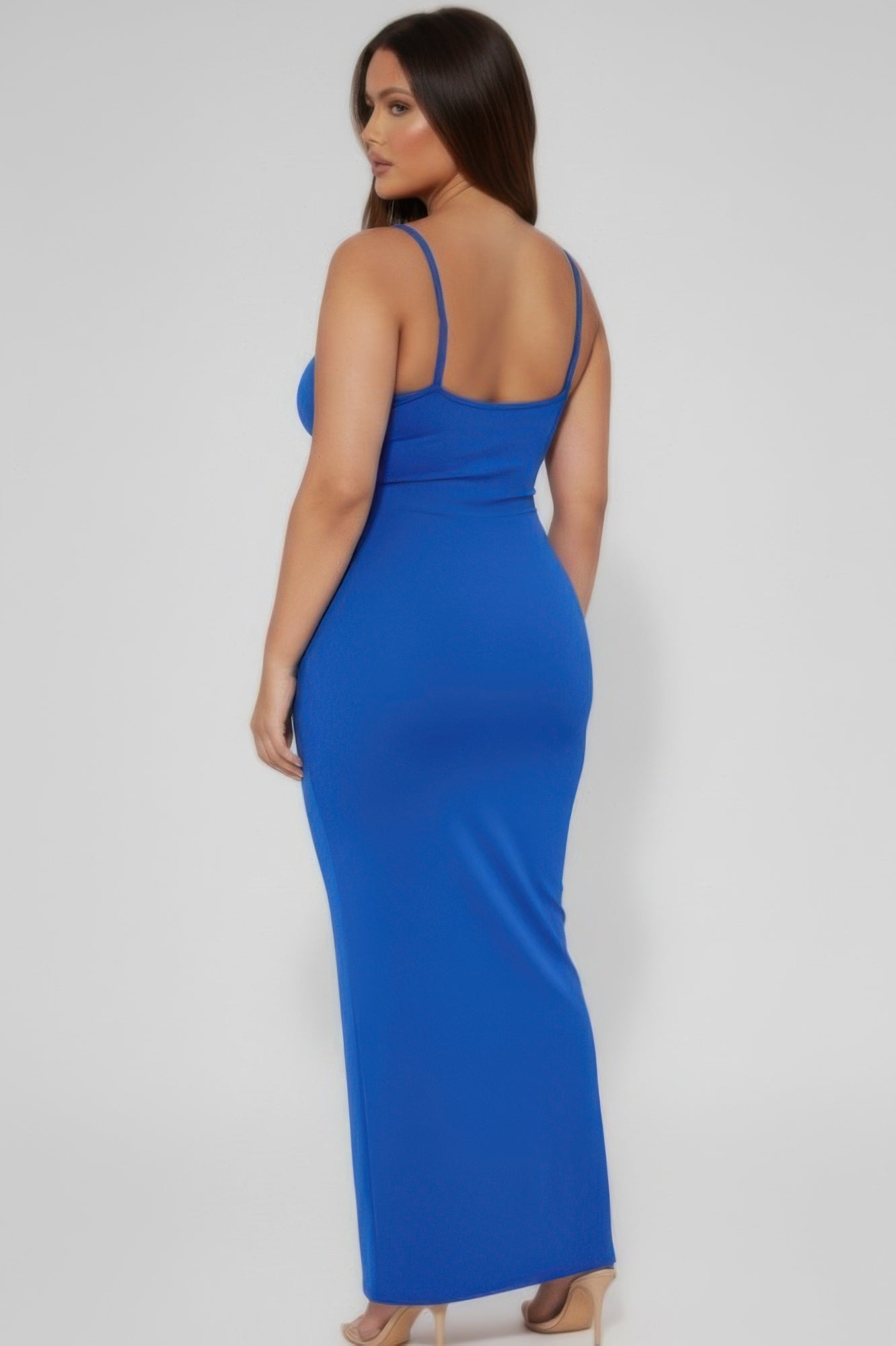 Plus Ribbed Mermaaid Hem Cami Dress - Rochelle's House LLC