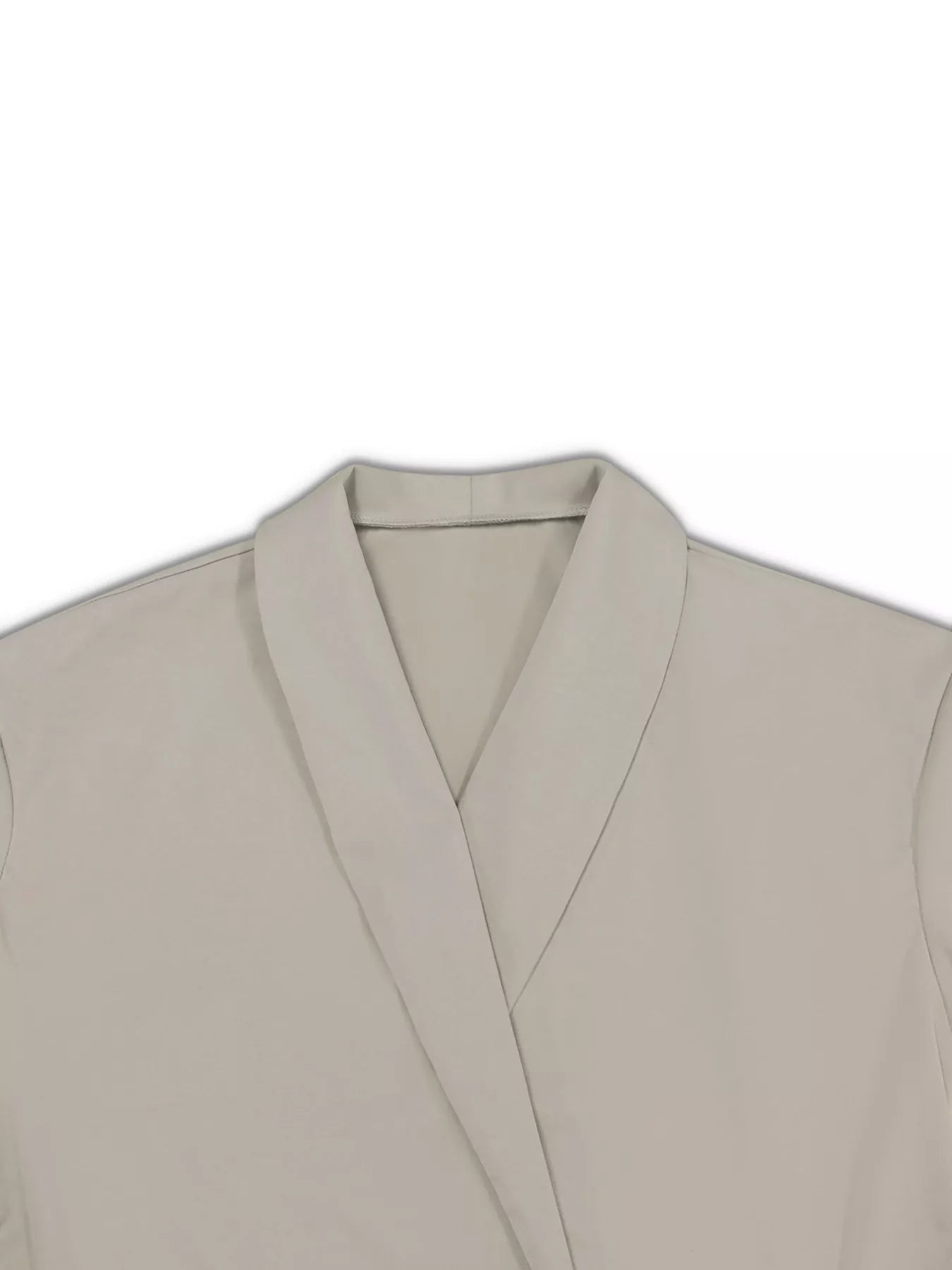 Plus Size Belt Long Sleeve Blazer and Pants Set - Rochelle's House LLC