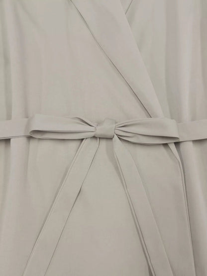 Plus Size Belt Long Sleeve Blazer and Pants Set - Rochelle's House LLC