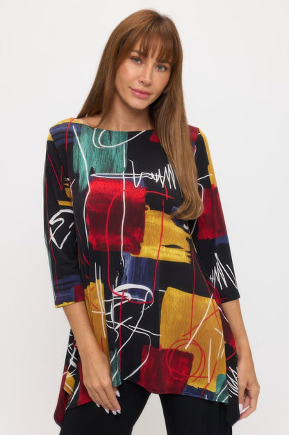 Plus Size Boat Neckline Tunic - Rochelle's House LLC