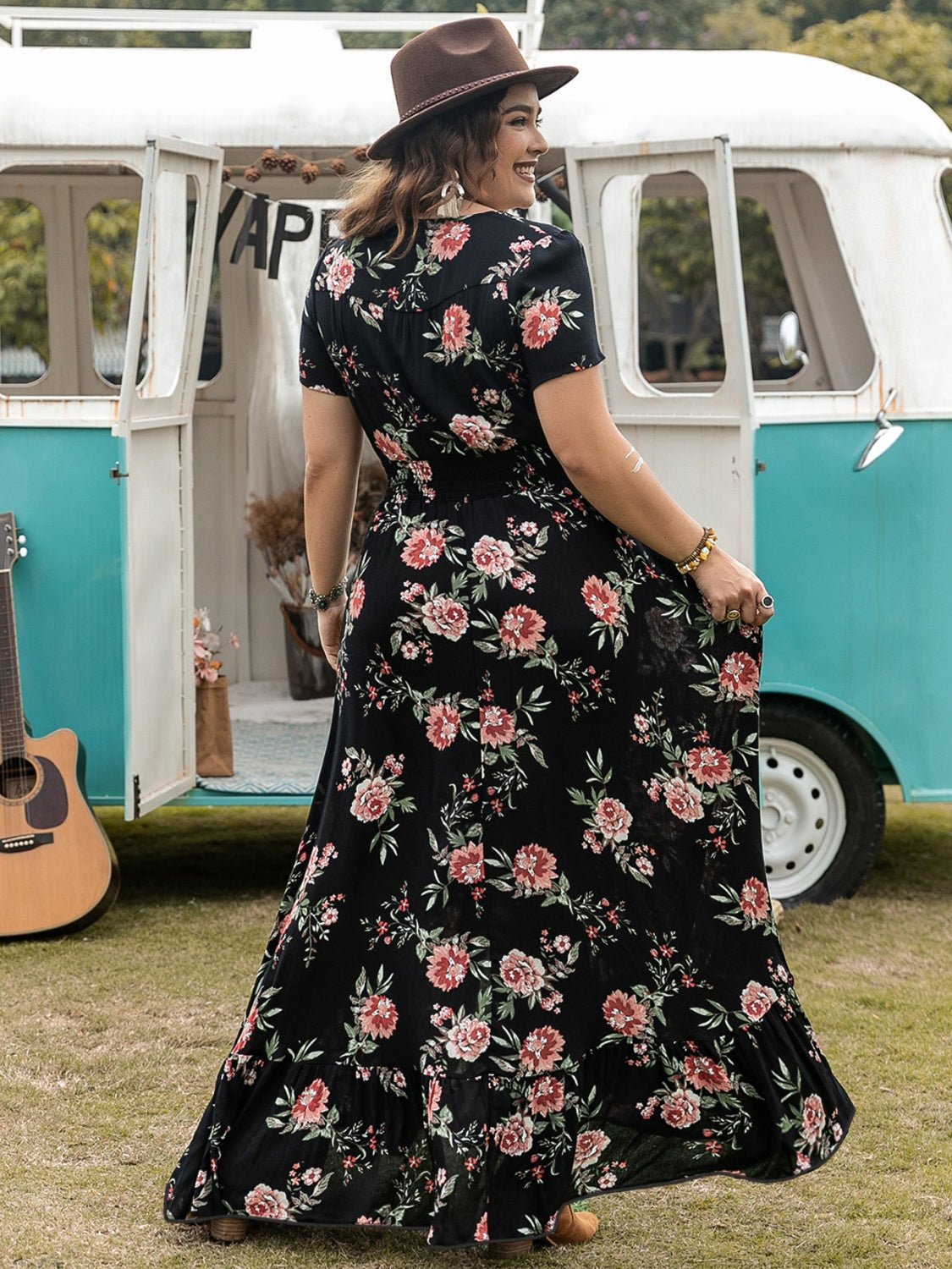 Lifestyle image of product styled for a chic daytime look