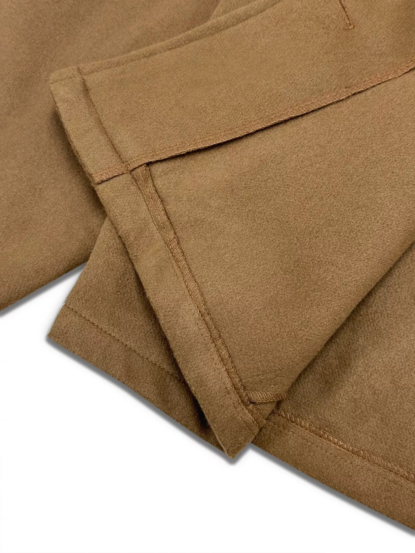 Plus Size Button - Down Cropped Outerwear - Rochelle's House LLC