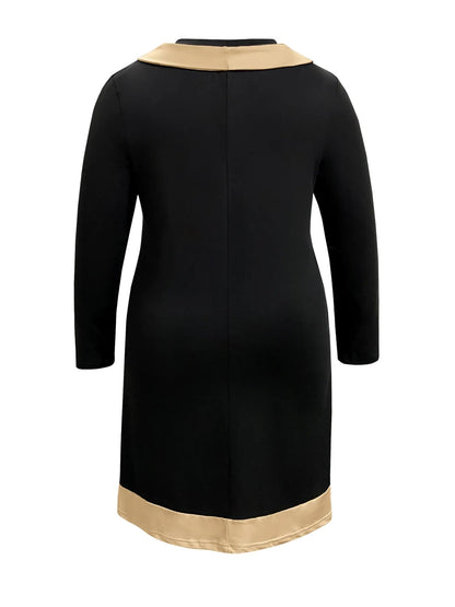 Back view of product with easy, flowy drape