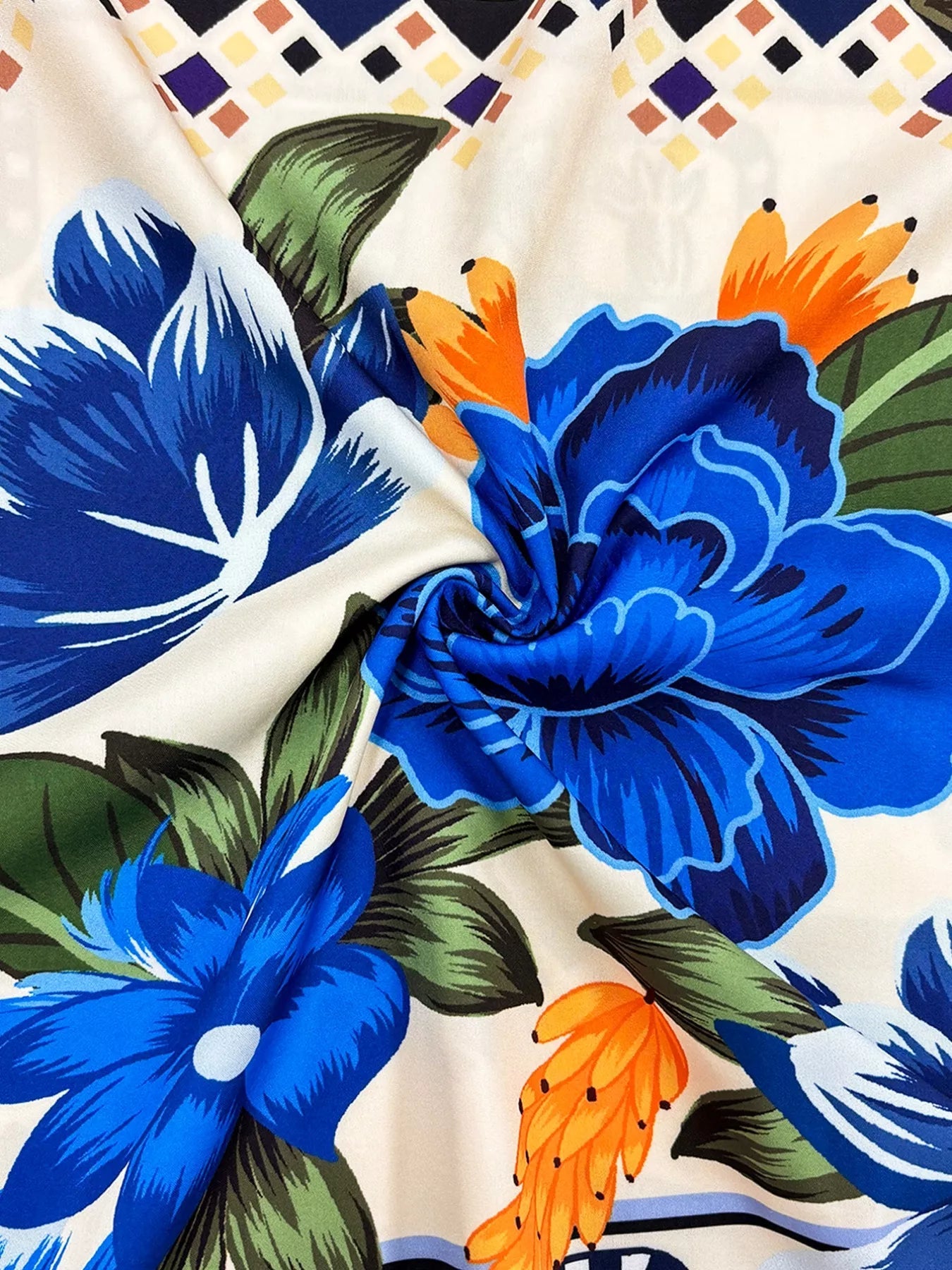 Plus Size Floral Print Spaghetti Strap Maxi Dress - Rochelle's House LLC