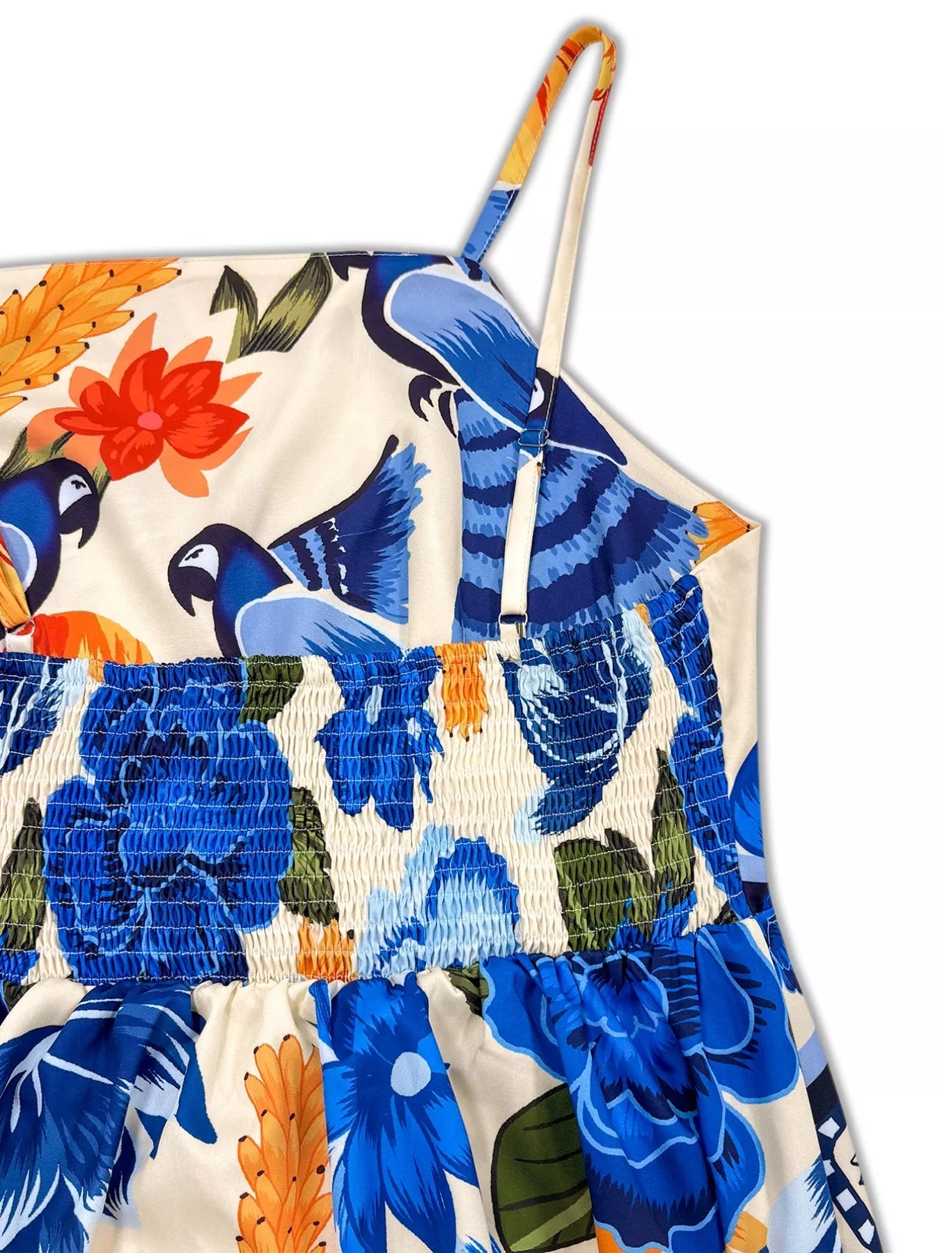 Plus Size Floral Print Spaghetti Strap Maxi Dress - Rochelle's House LLC