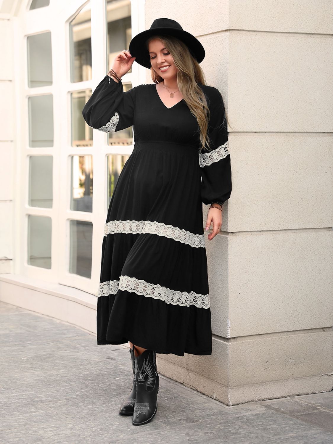 Lifestyle image of product styled for a chic daytime look