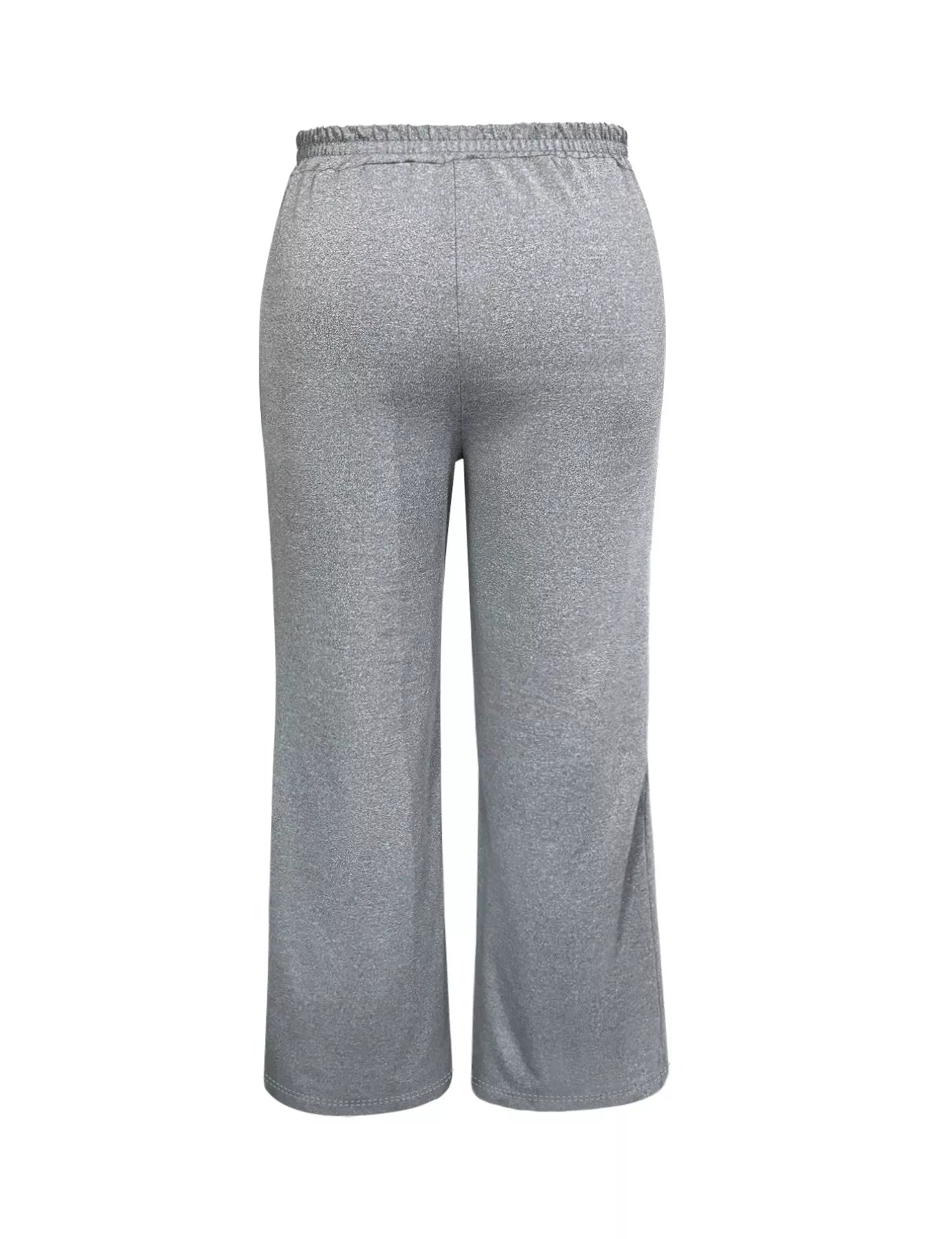 Plus Size Striped Contrast Wide Leg Pants - Rochelle's House LLC