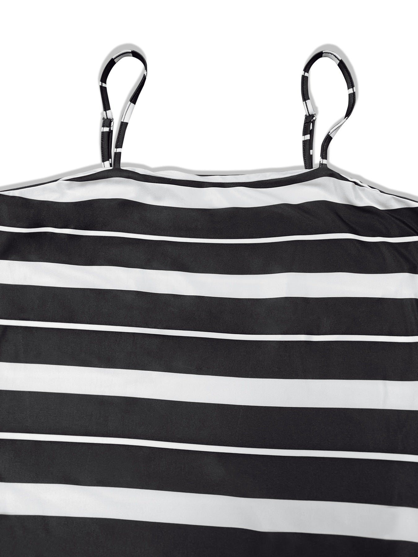 Plus Size Striped Spaghetti Strap Maxi Dress - Rochelle's House LLC