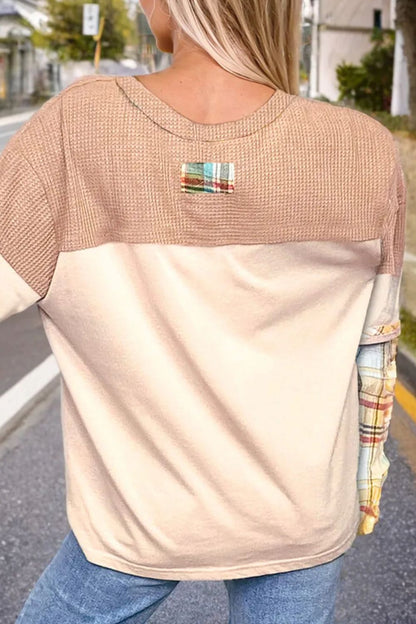 Back view of product with easy, flowy drape