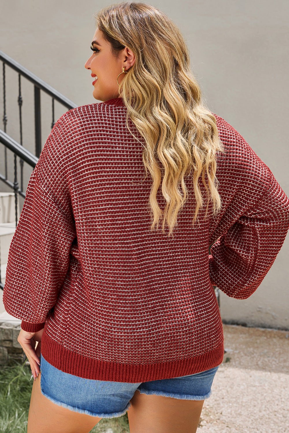 Back view of product with easy, flowy drape