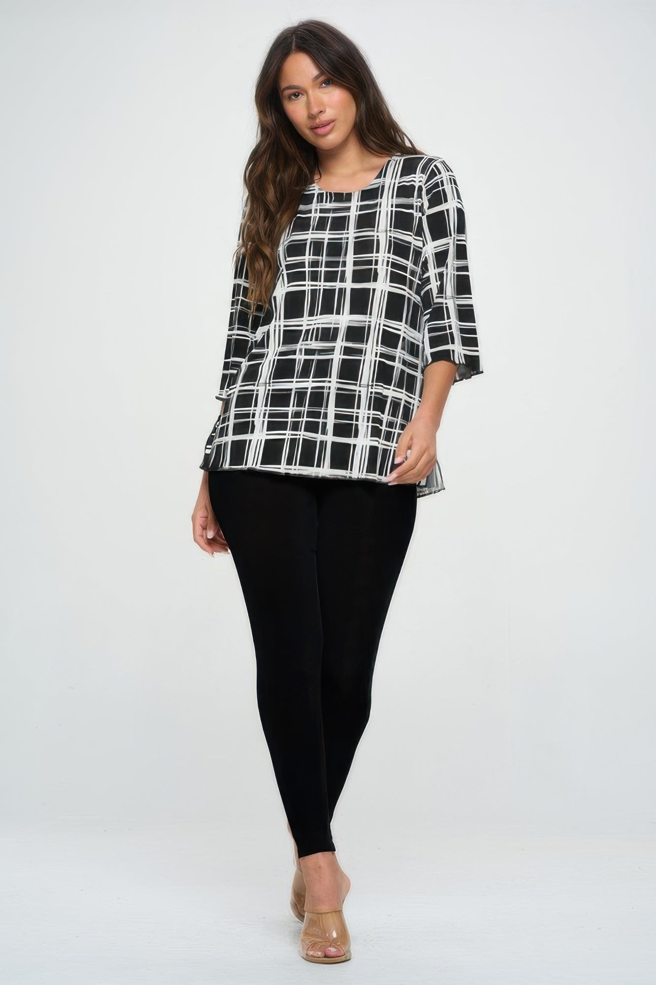 Plus Sizes Bns Print Missy Top - Rochelle's House LLC