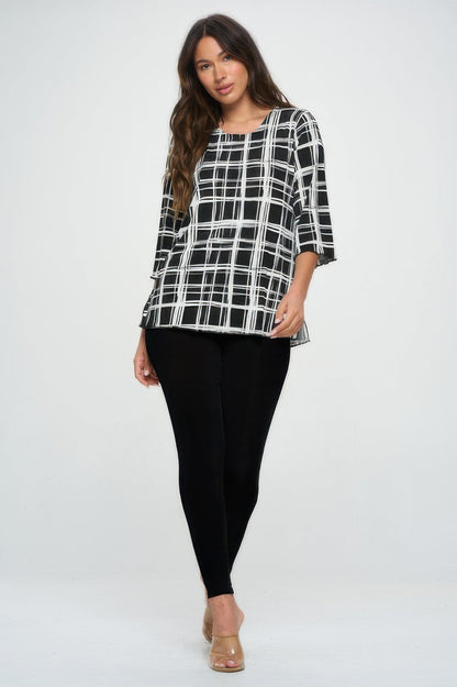 Plus Sizes Bns Print Missy Top - Rochelle's House LLC