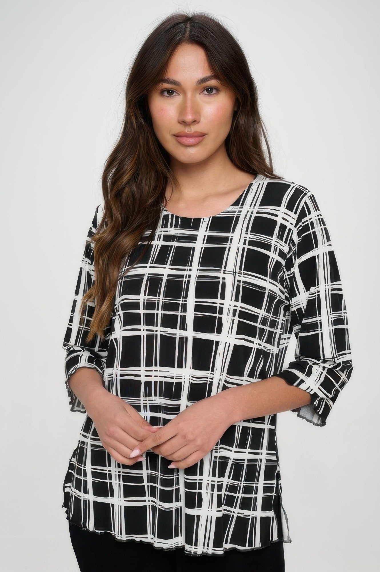 Plus Sizes Bns Print Missy Top - Rochelle's House LLC