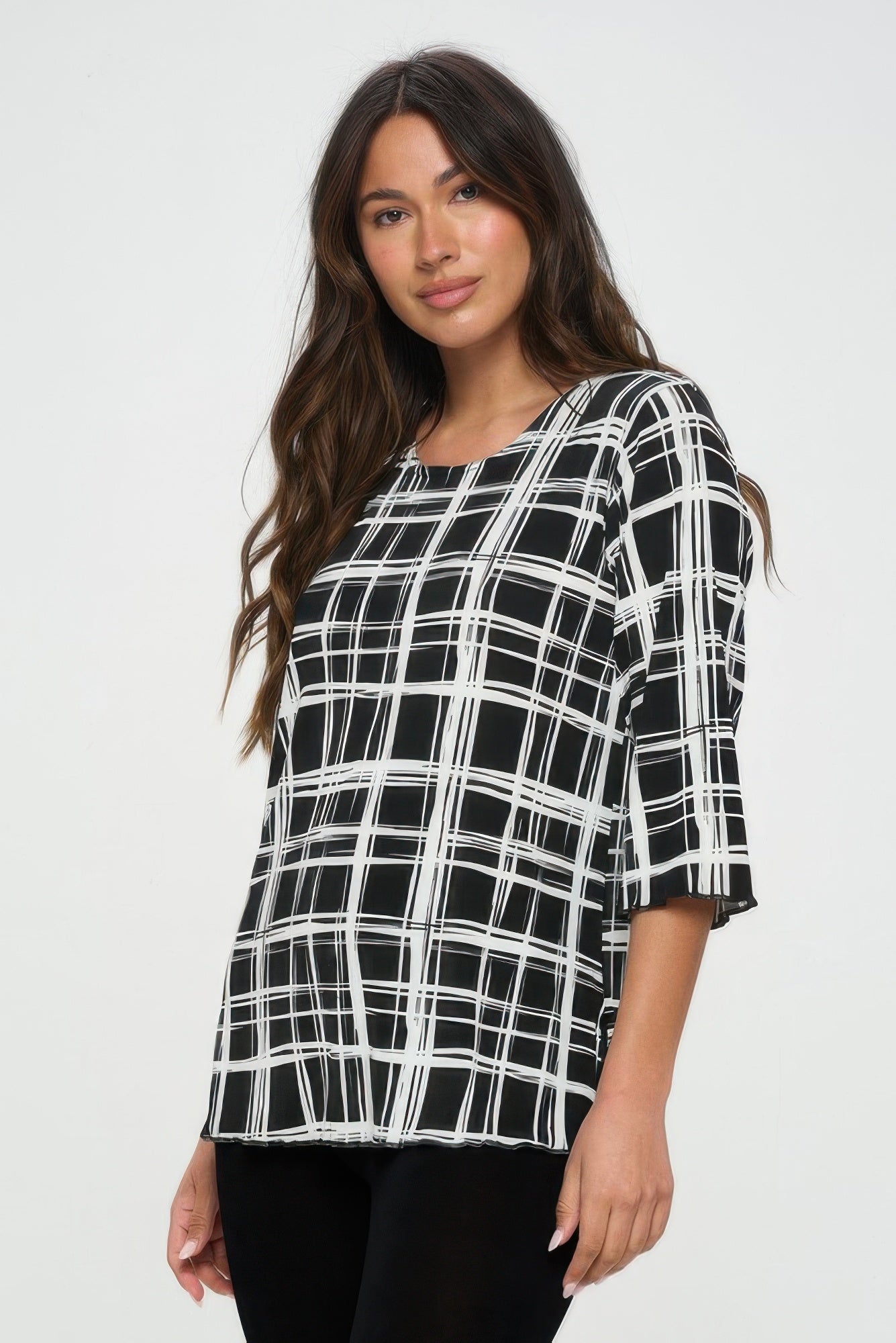 Plus Sizes Bns Print Missy Top - Rochelle's House LLC