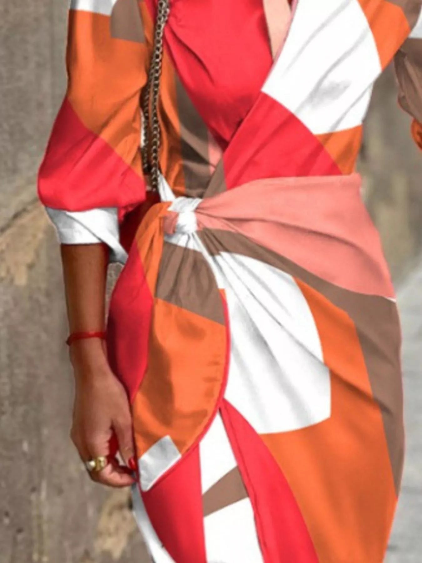 Lifestyle image of product styled for a chic daytime look