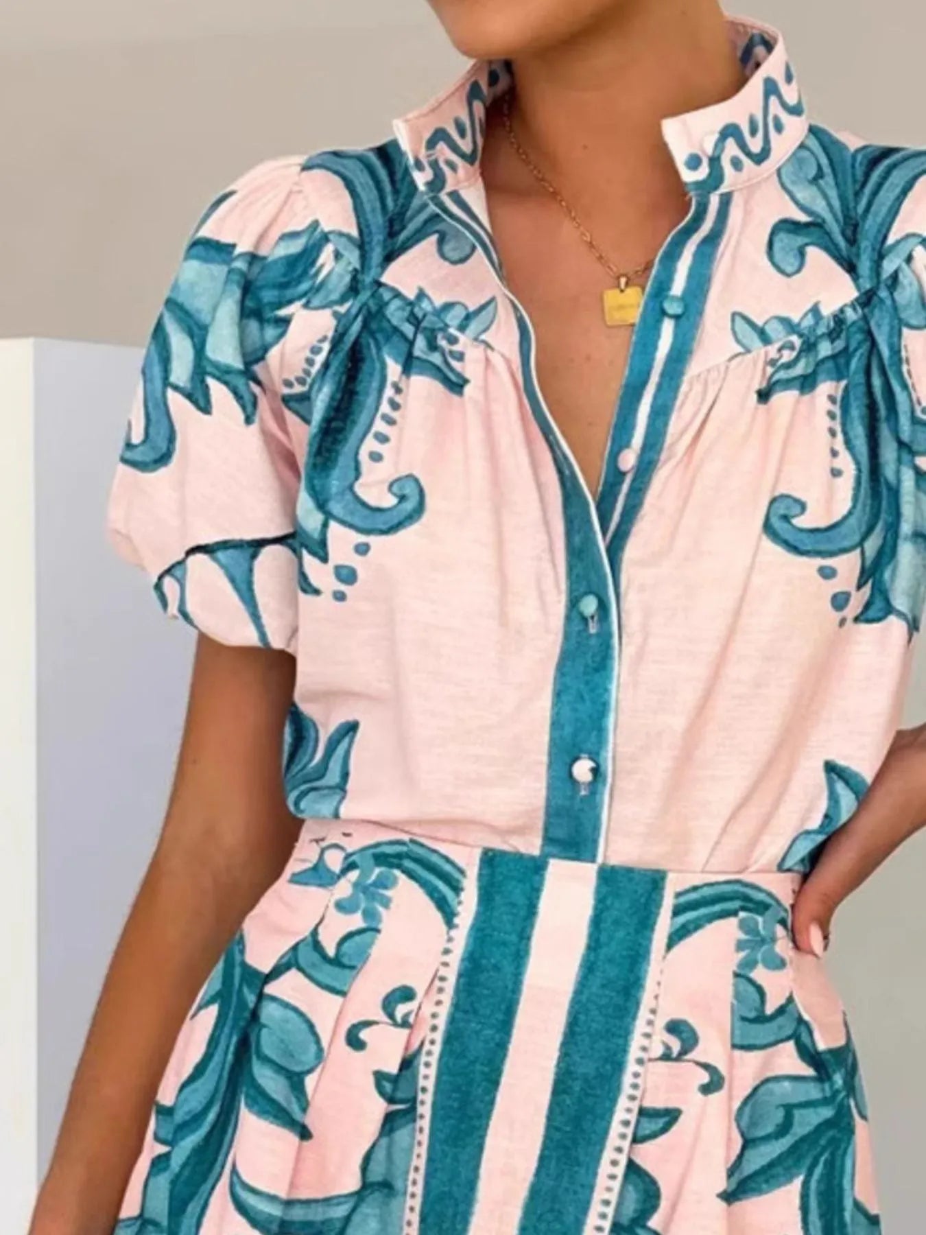 Lifestyle image of product styled for a chic daytime look