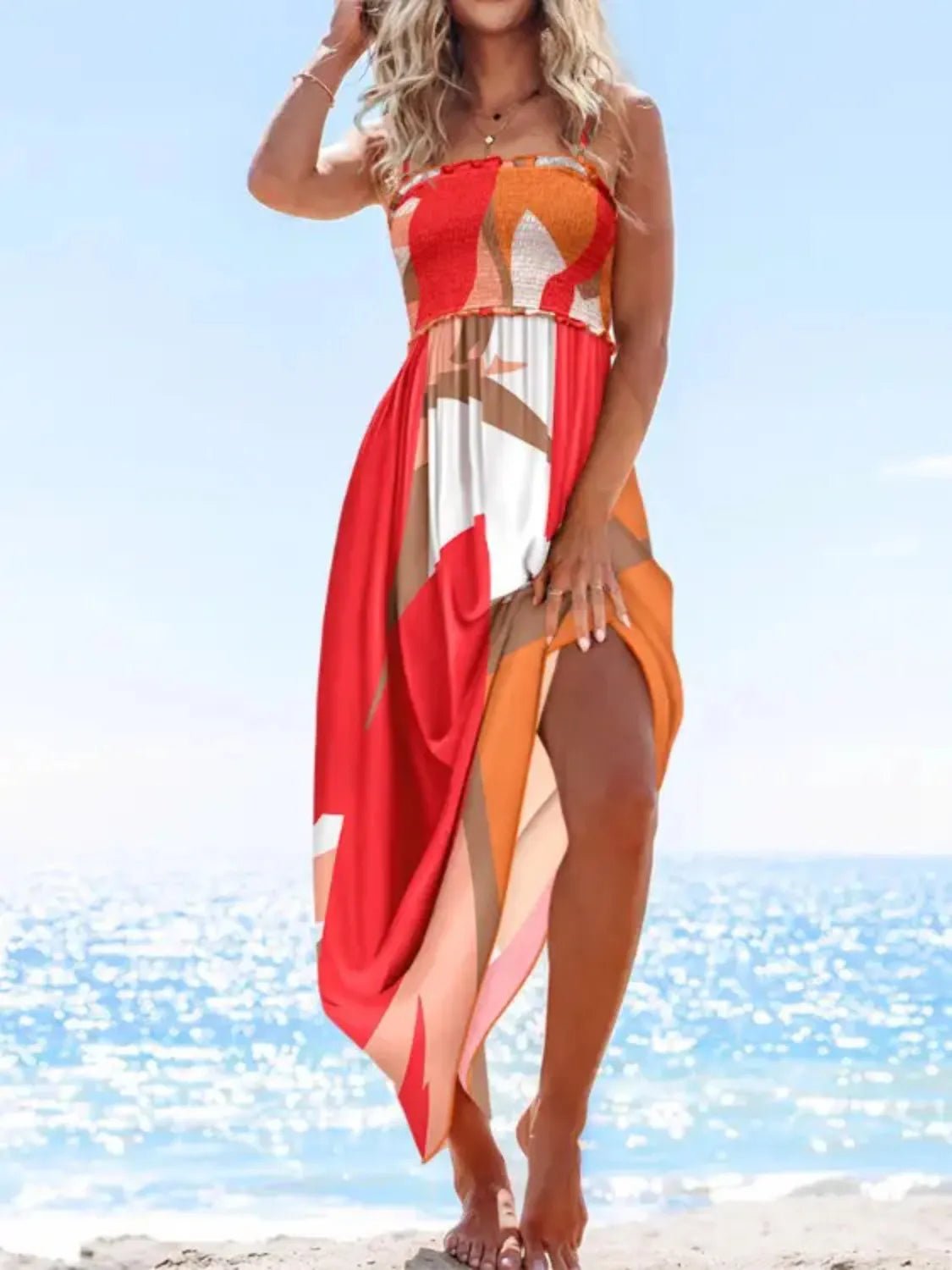 Lifestyle image of product styled for a chic daytime look