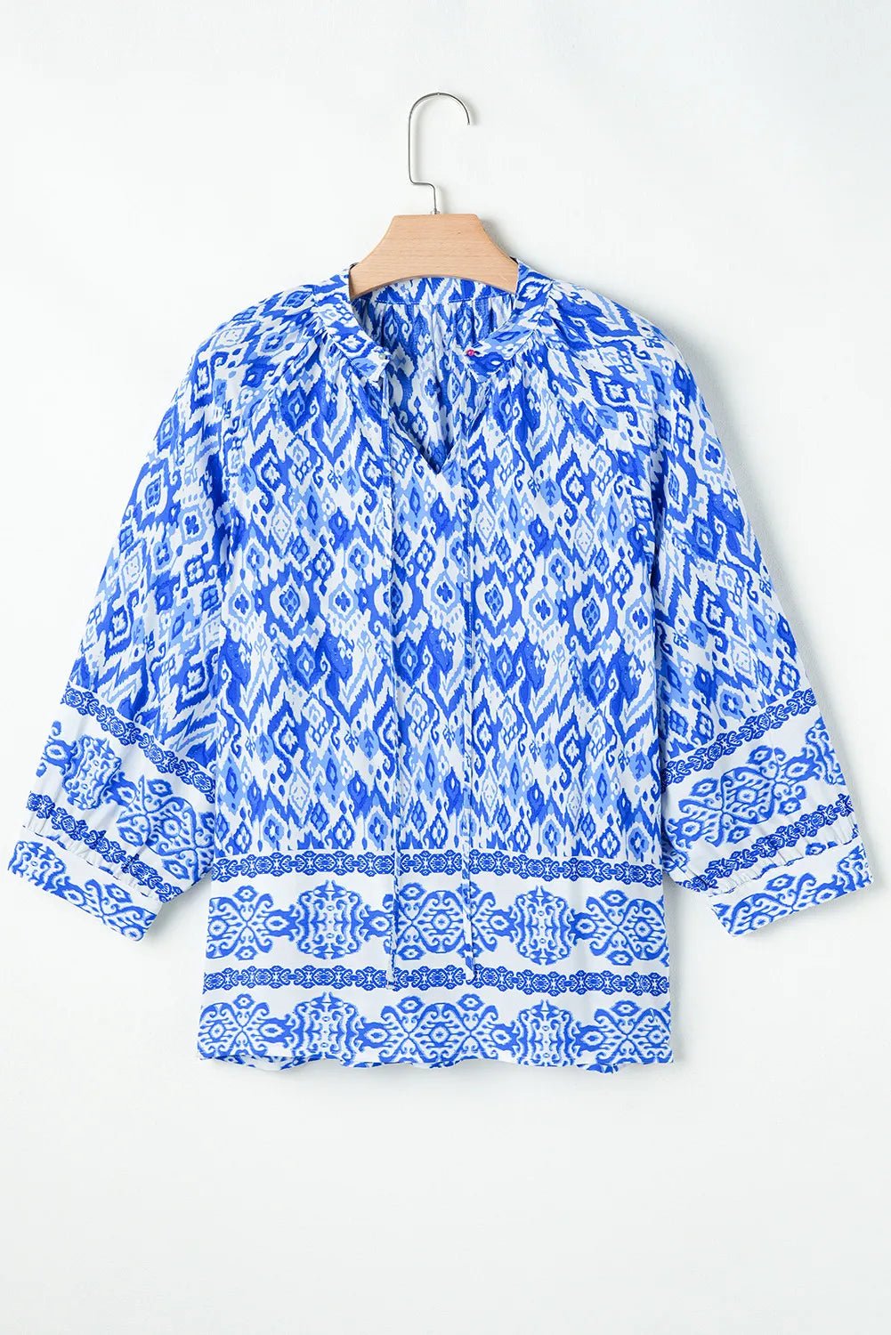 Back view of product with easy, flowy drape