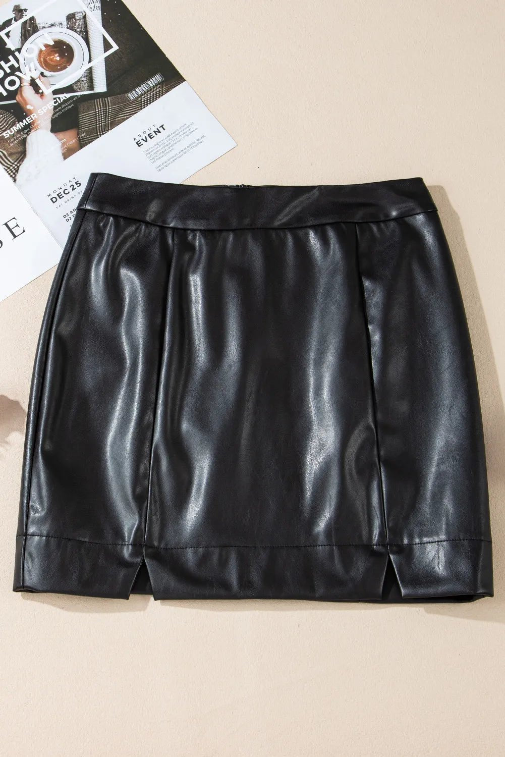 PU Leather Mini Skirt - Rochelle's House LLC