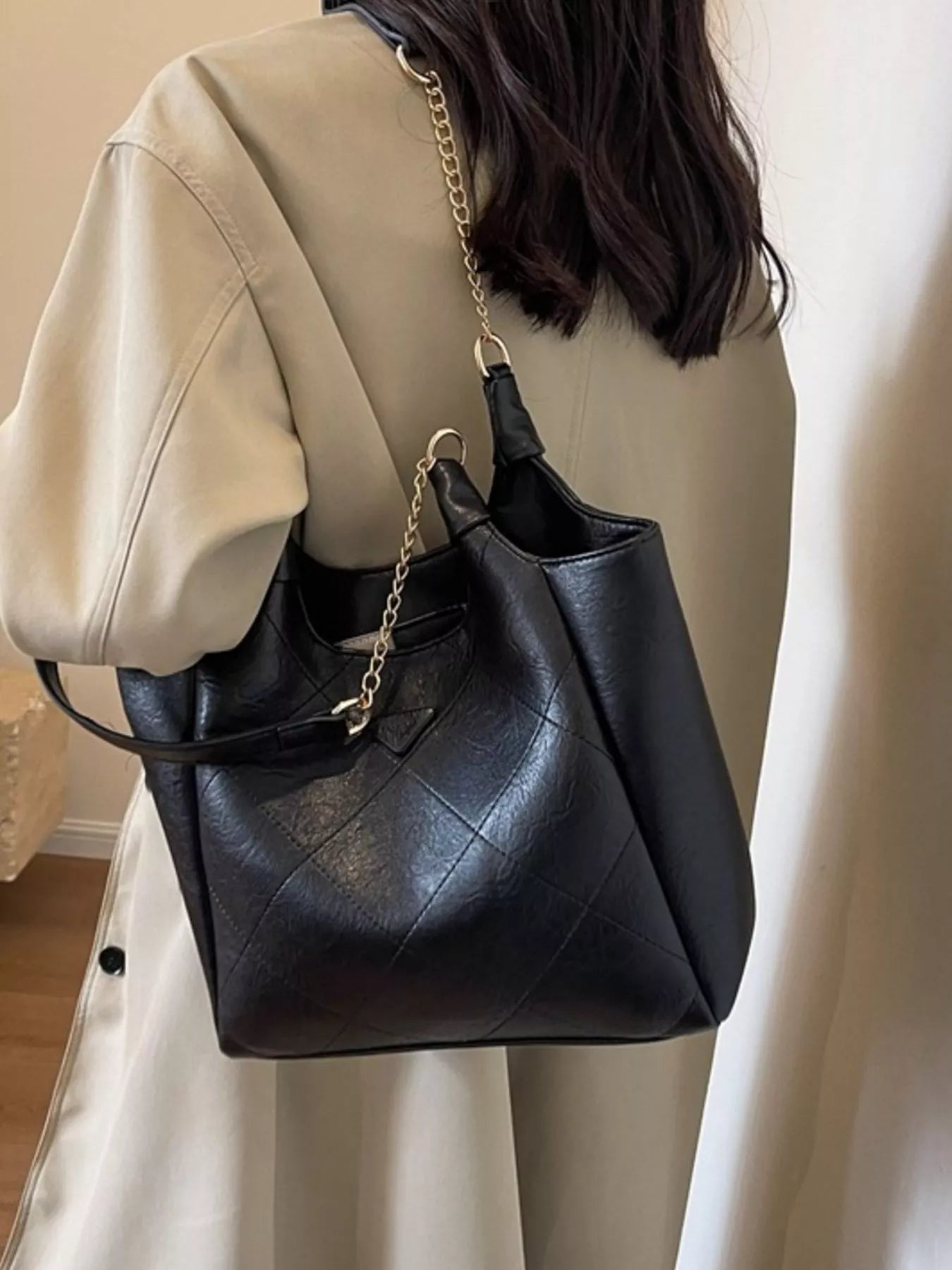 PU Leather Shoulder Bag - Rochelle's House LLC