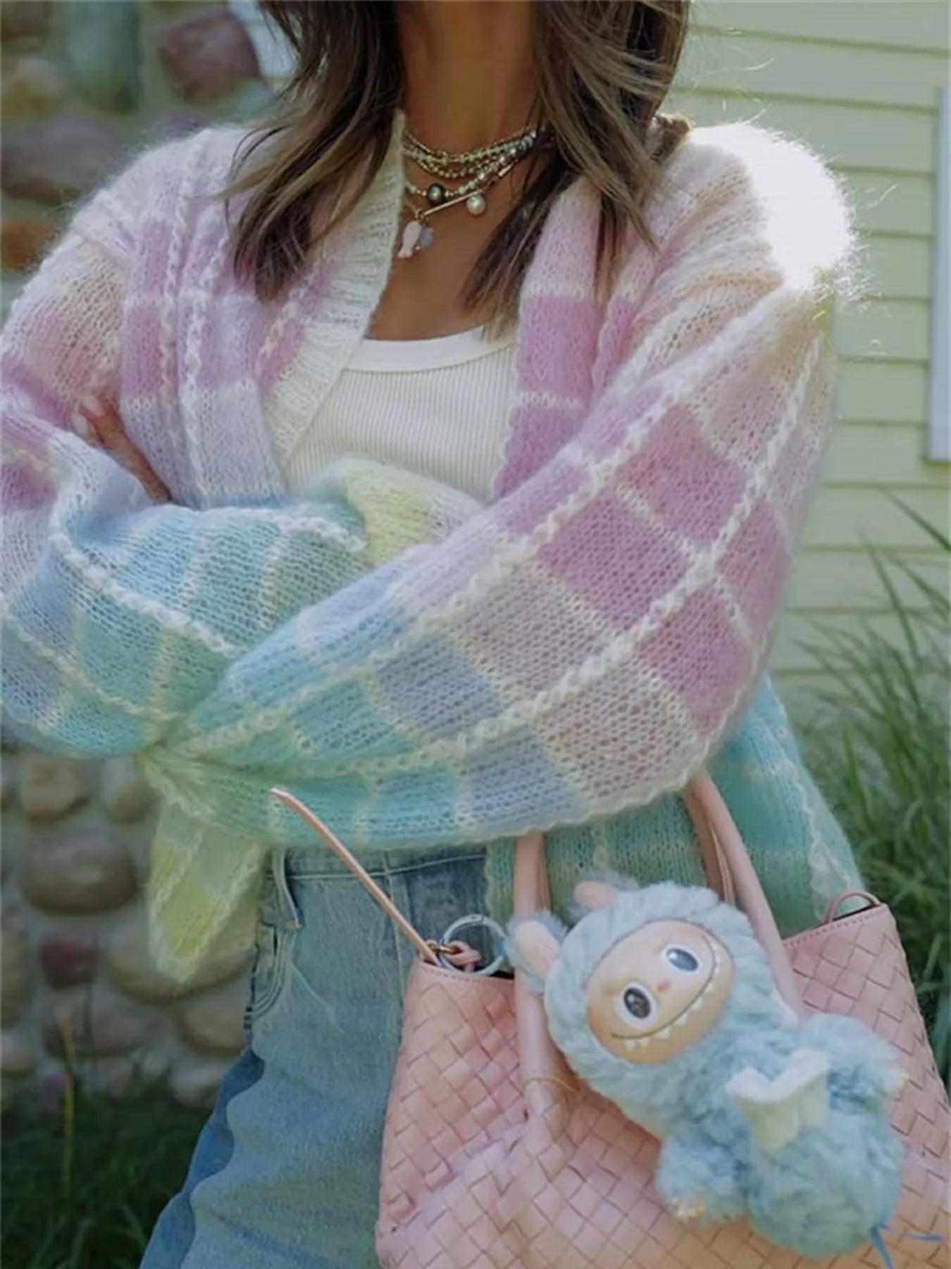 Lifestyle image of product styled for a chic daytime look