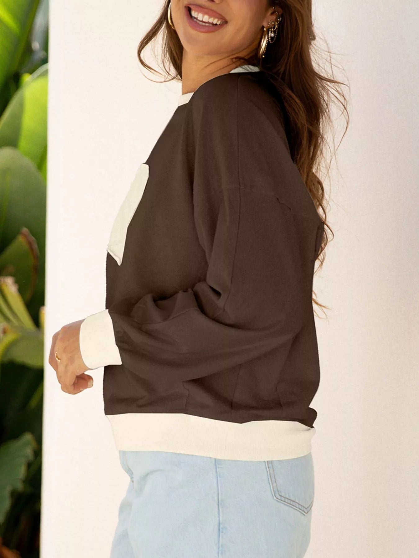 Lifestyle image of product styled for a chic daytime look