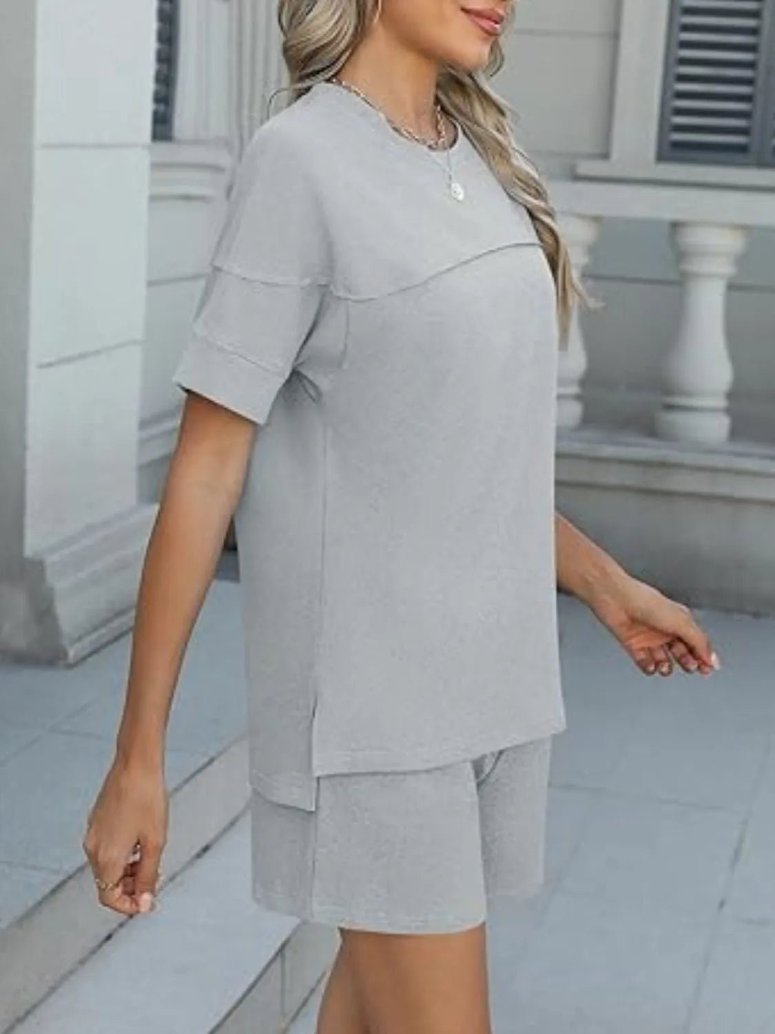 Lifestyle image of product styled for a chic daytime look