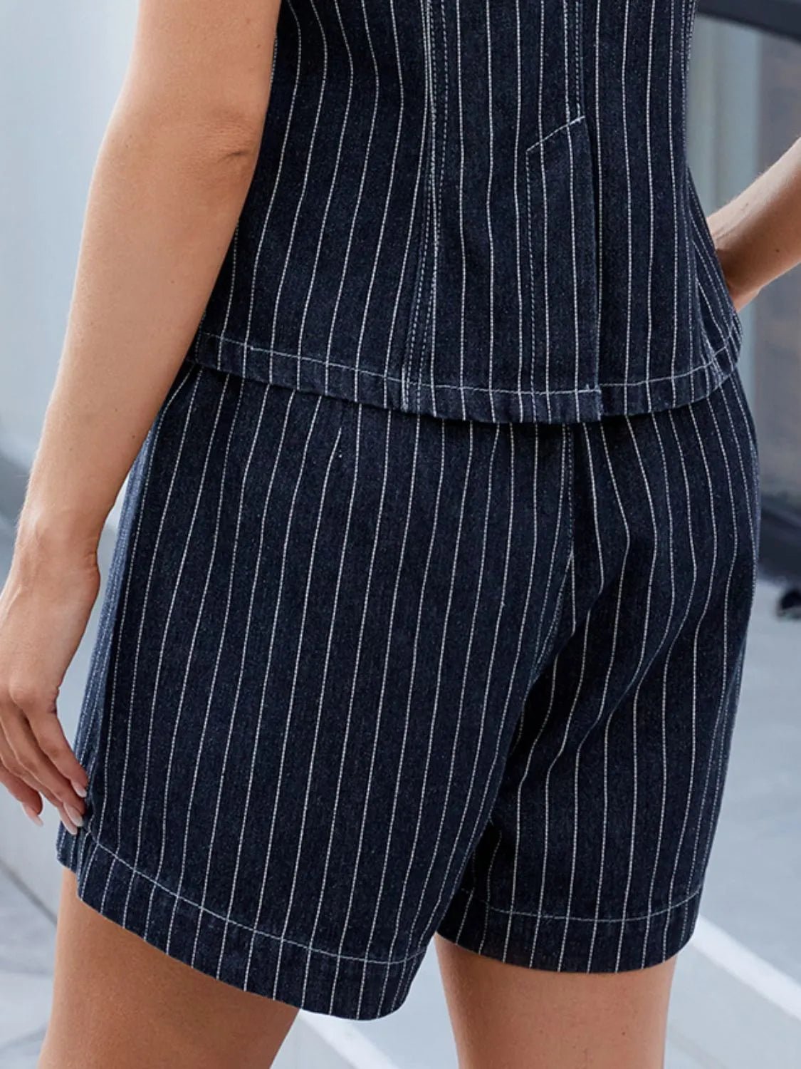 Lifestyle image of product styled for a chic daytime look