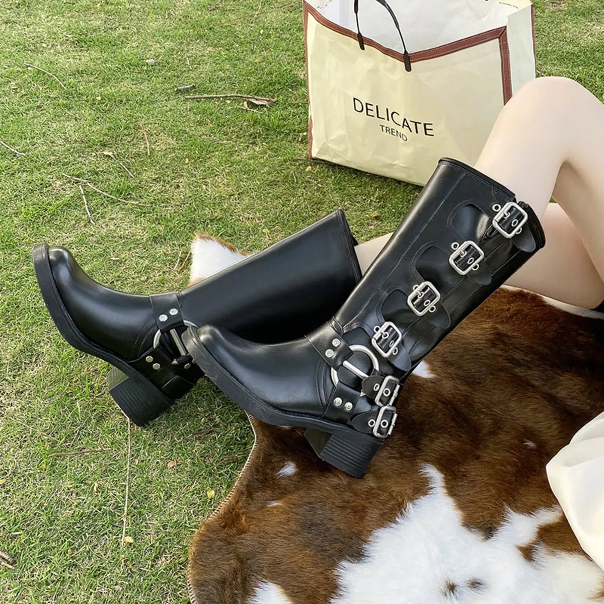 Back view of product with easy, flowy drape