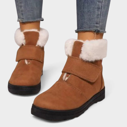 Round Toe Fuzzy Boots