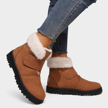 Round Toe Fuzzy Boots