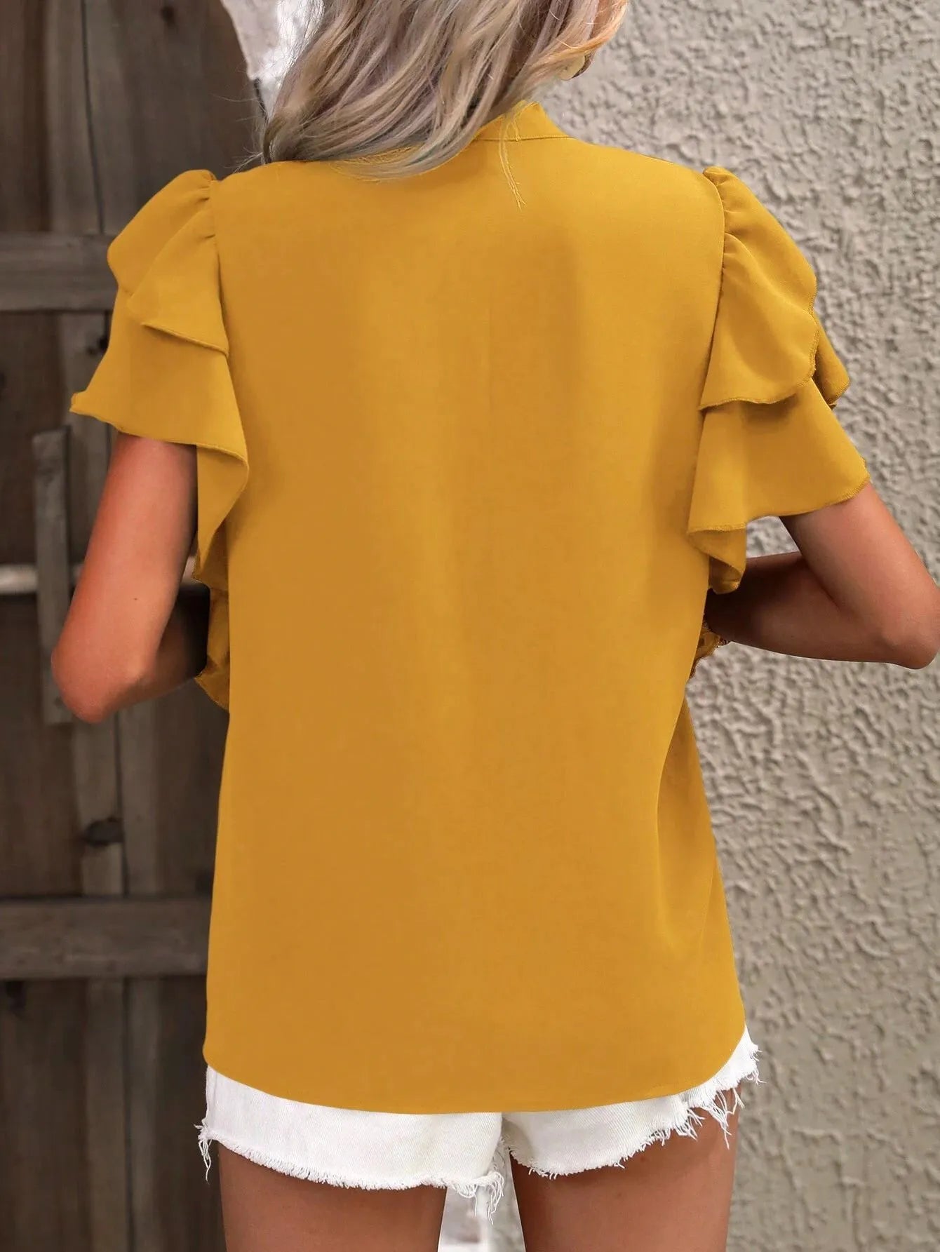 Lifestyle image of product styled for a chic daytime look