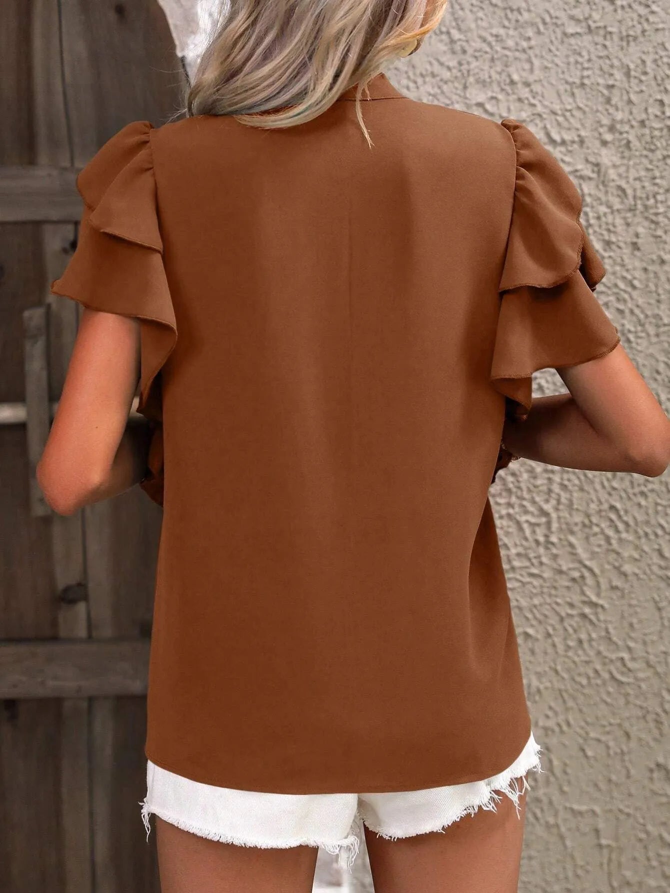 Lifestyle image of product styled for a chic daytime look