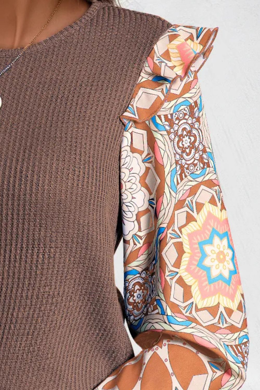 Lifestyle image of product styled for a chic daytime look