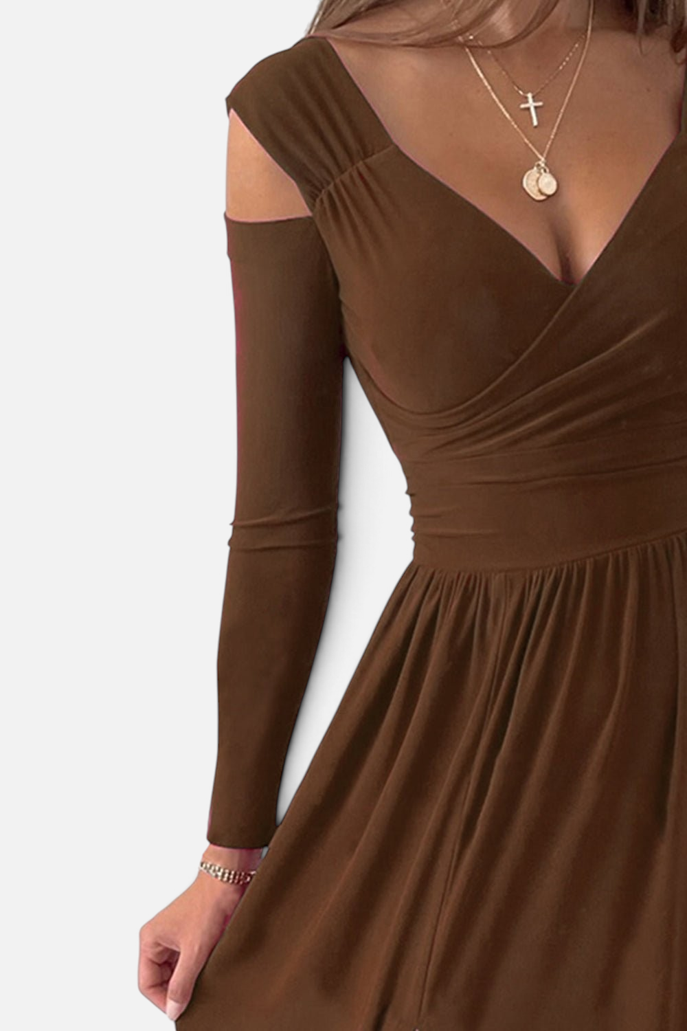Lifestyle image of product styled for a chic daytime look