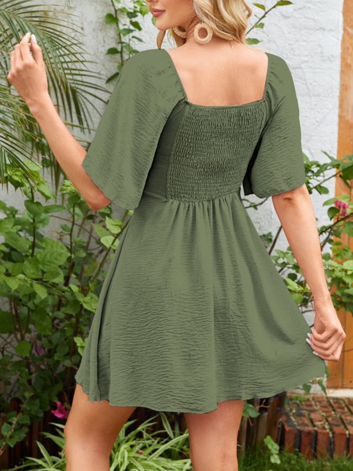 Lifestyle image of product styled for a chic daytime look