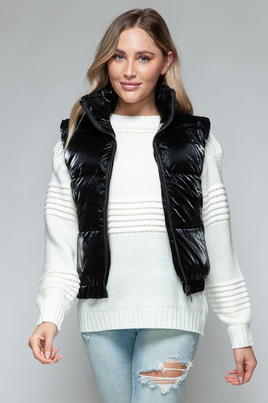 Snobbish Fine Fur Lining Quilted Vest - Rochelle's House LLC
