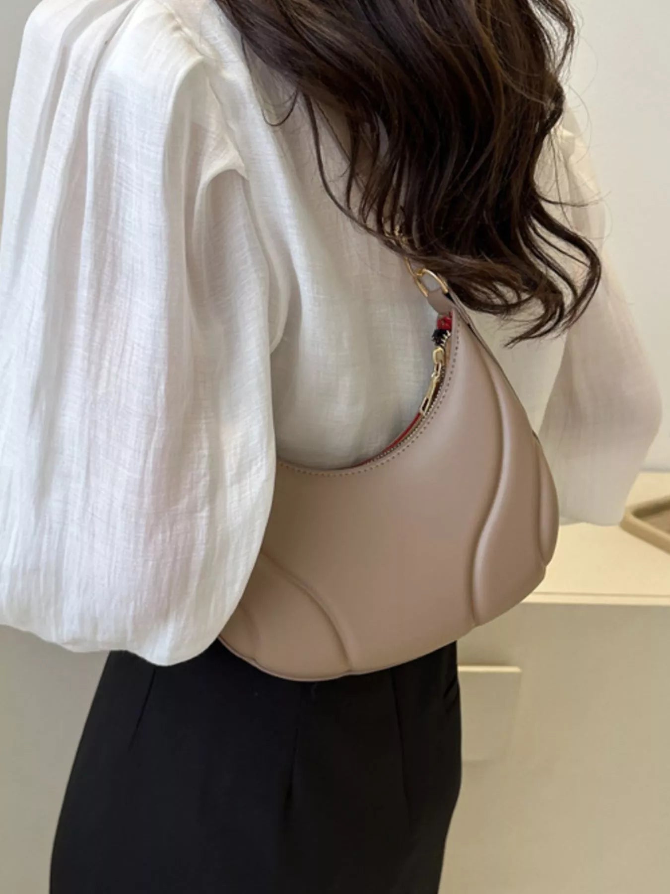 Solid Color Shoulder Bag - Rochelle's House LLC