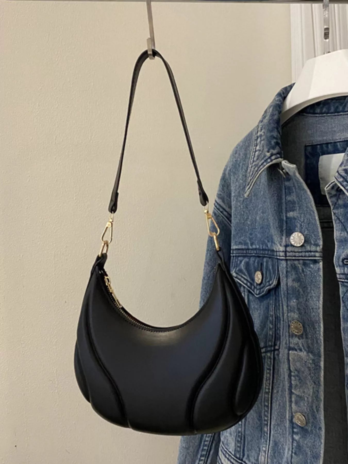 Solid Color Shoulder Bag - Rochelle's House LLC