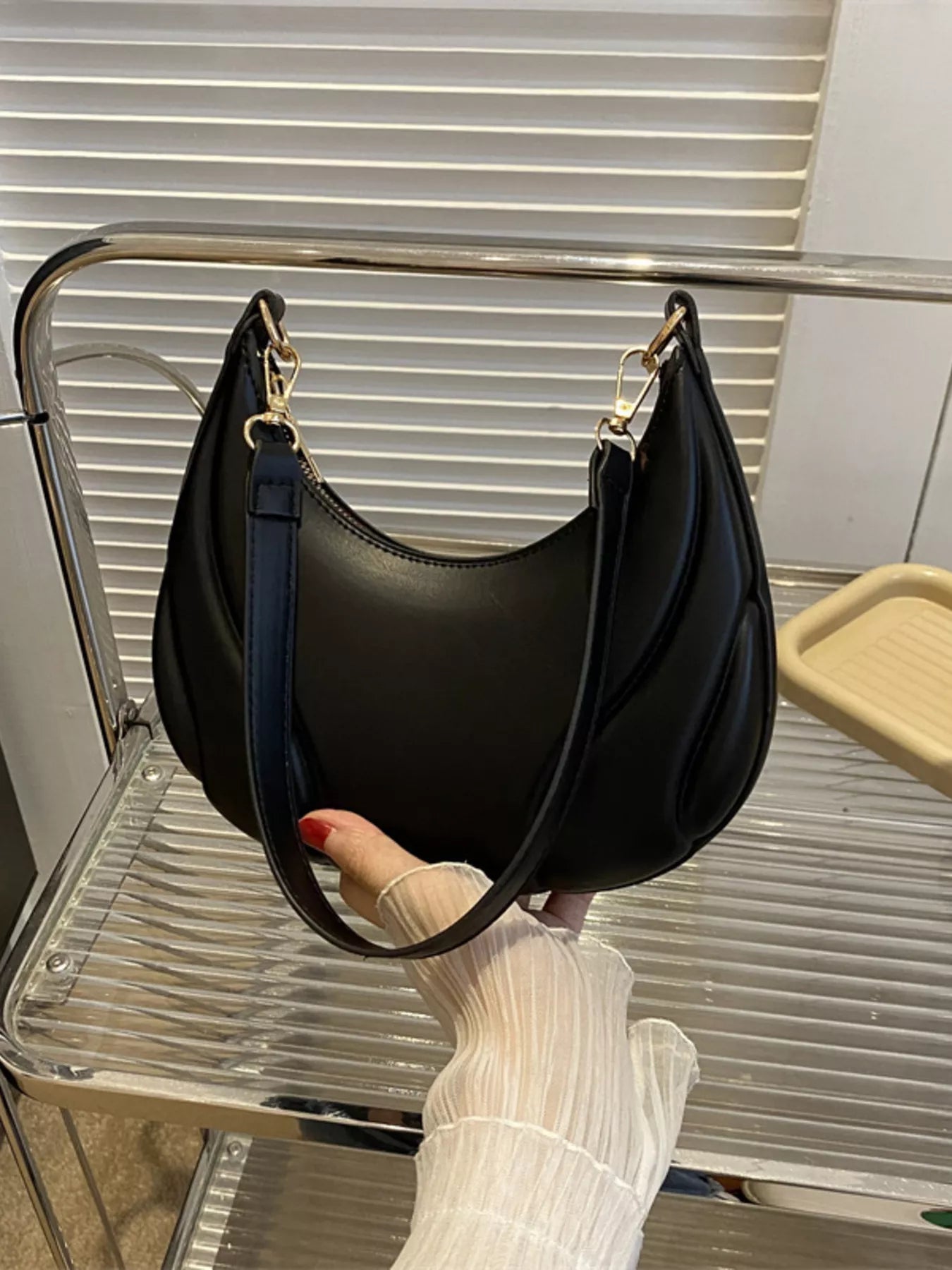 Solid Color Shoulder Bag - Rochelle's House LLC