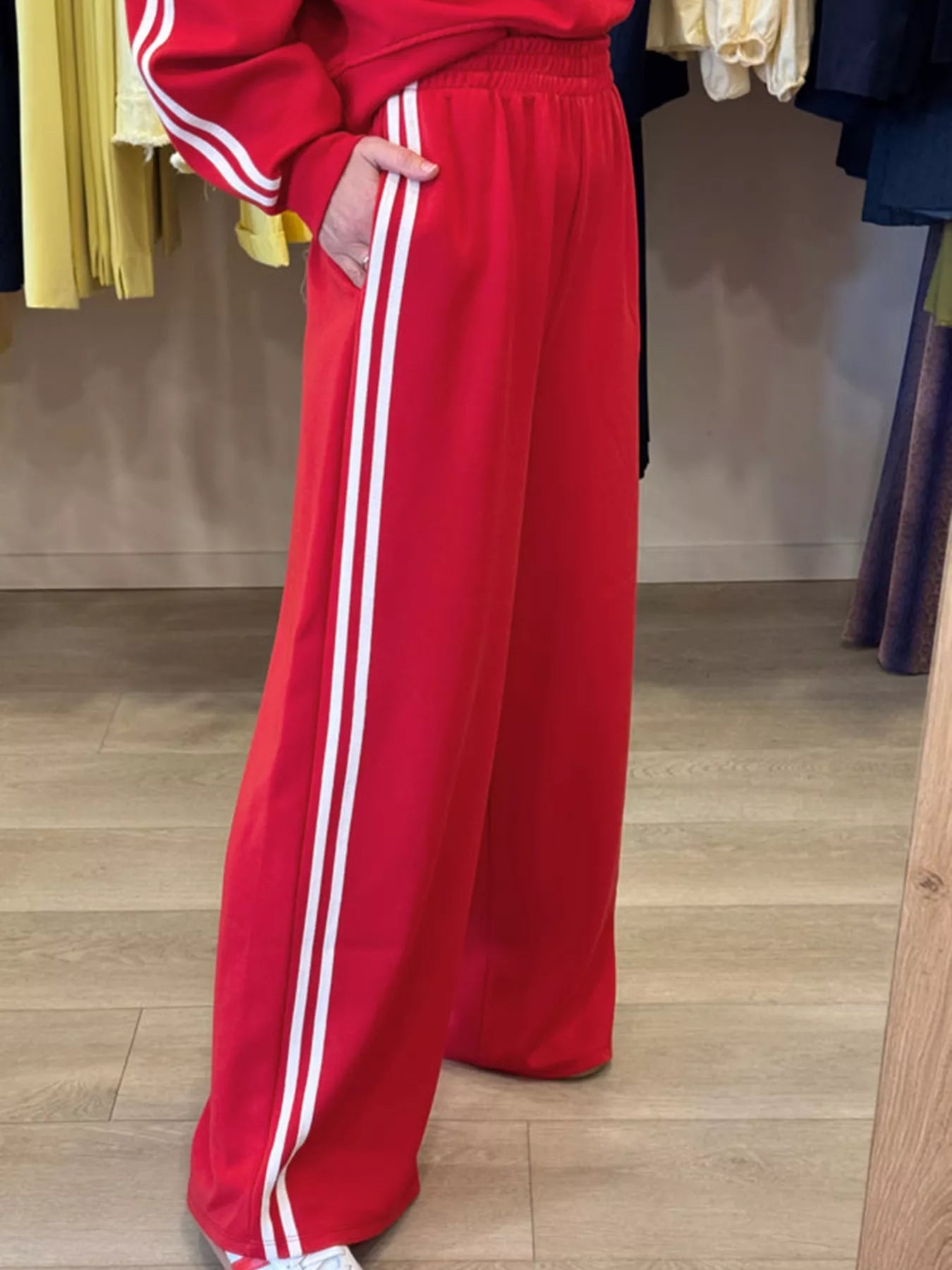 Back view of product with easy, flowy drape