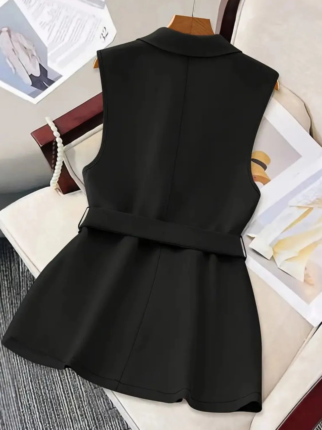 Lifestyle image of product styled for a chic daytime look